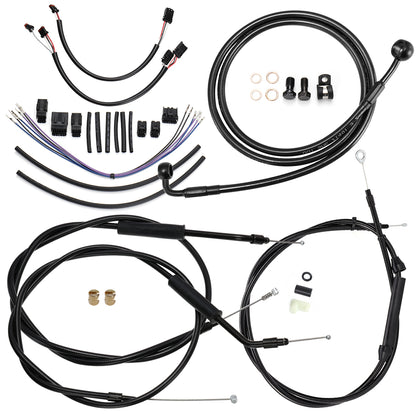 12"/14"/16" Handlebars Extended Wire Kit for 2011-2015 Harley Softail without ABS