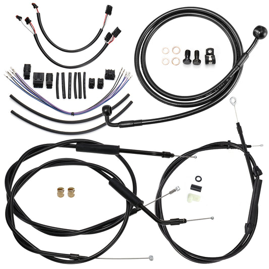 12"/14"/16" Handlebars Extended Wire Kit for 2011-2015 Harley Softail without ABS