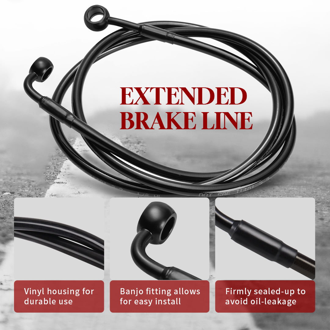 12"/14"/16" Handlebars Extended Wire Kit for 2011-2015 Harley Softail without ABS