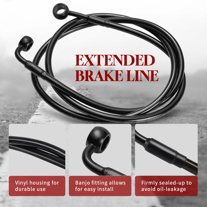 12"/14"/16" Handlebars Extended Wire Kit for 2011-2015 Harley Softail without ABS