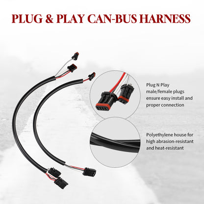 12"/14"/16" Handlebars Extended Wire Kit for 2011-2015 Harley Softail without ABS