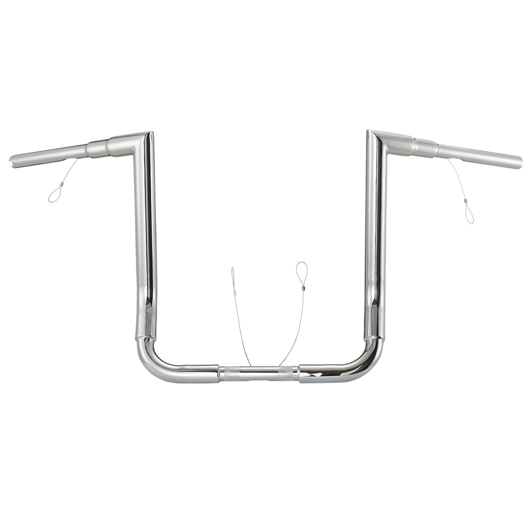 10"/12"/14" Rise Handlebars 1-1/2" Bagger Ape Hangers for 1986-2023 Harley Touring