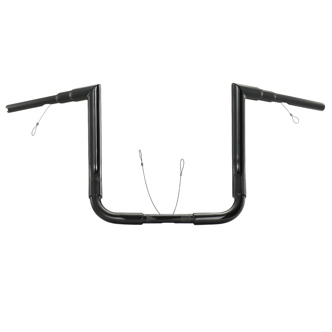 10"/12"/14" Rise Handlebars 1-1/2" Bagger Ape Hangers for 1986-2023 Harley Touring