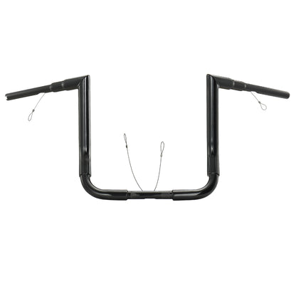 10"/12"/14" Rise Handlebars 1-1/2" Bagger Ape Hangers for 1986-2023 Harley Touring
