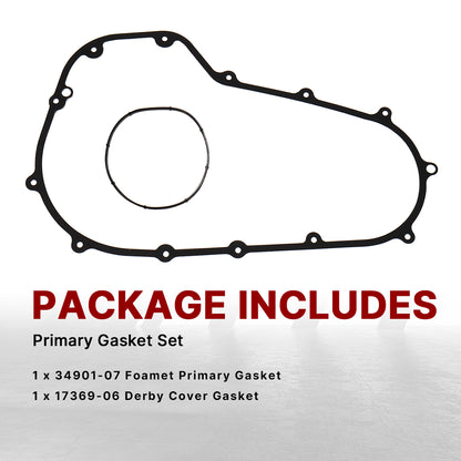 Primary Cover Gasket Seal Kit for 2007-2016 Harley Twin Cam Touring