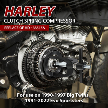 Clutch Spring Compressor Compression Tool for 1990-2007 Harley Touring/Softail/Dyna/Sportster