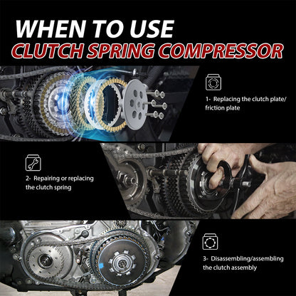 Clutch Spring Compressor Compression Tool for 1990-2007 Harley Touring/Softail/Dyna/Sportster