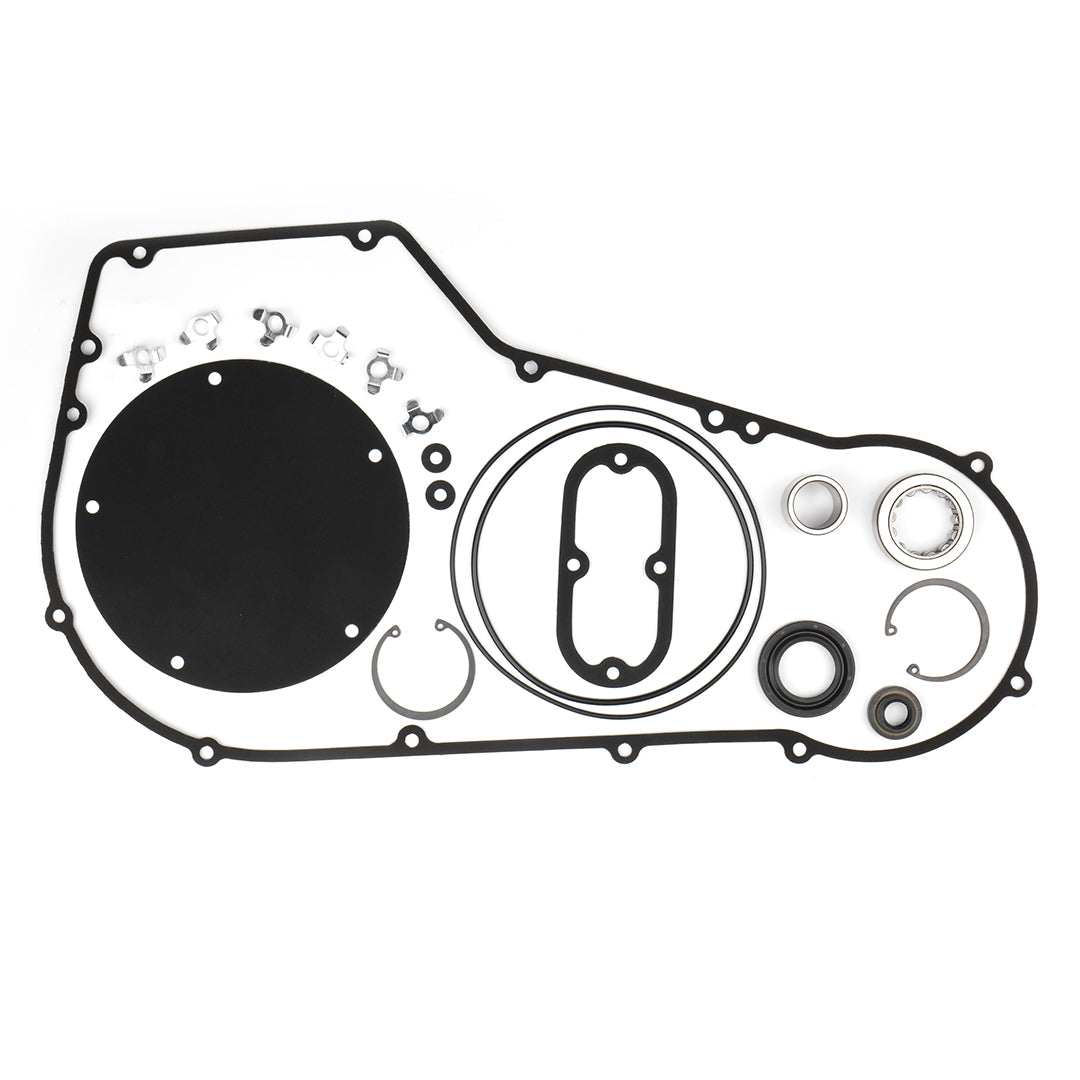 Primary Cover Gasket & Inner Primary Bearing Replacement Seal Kit for Harley 1994-2006 Softail & 1994-2005 Dyna