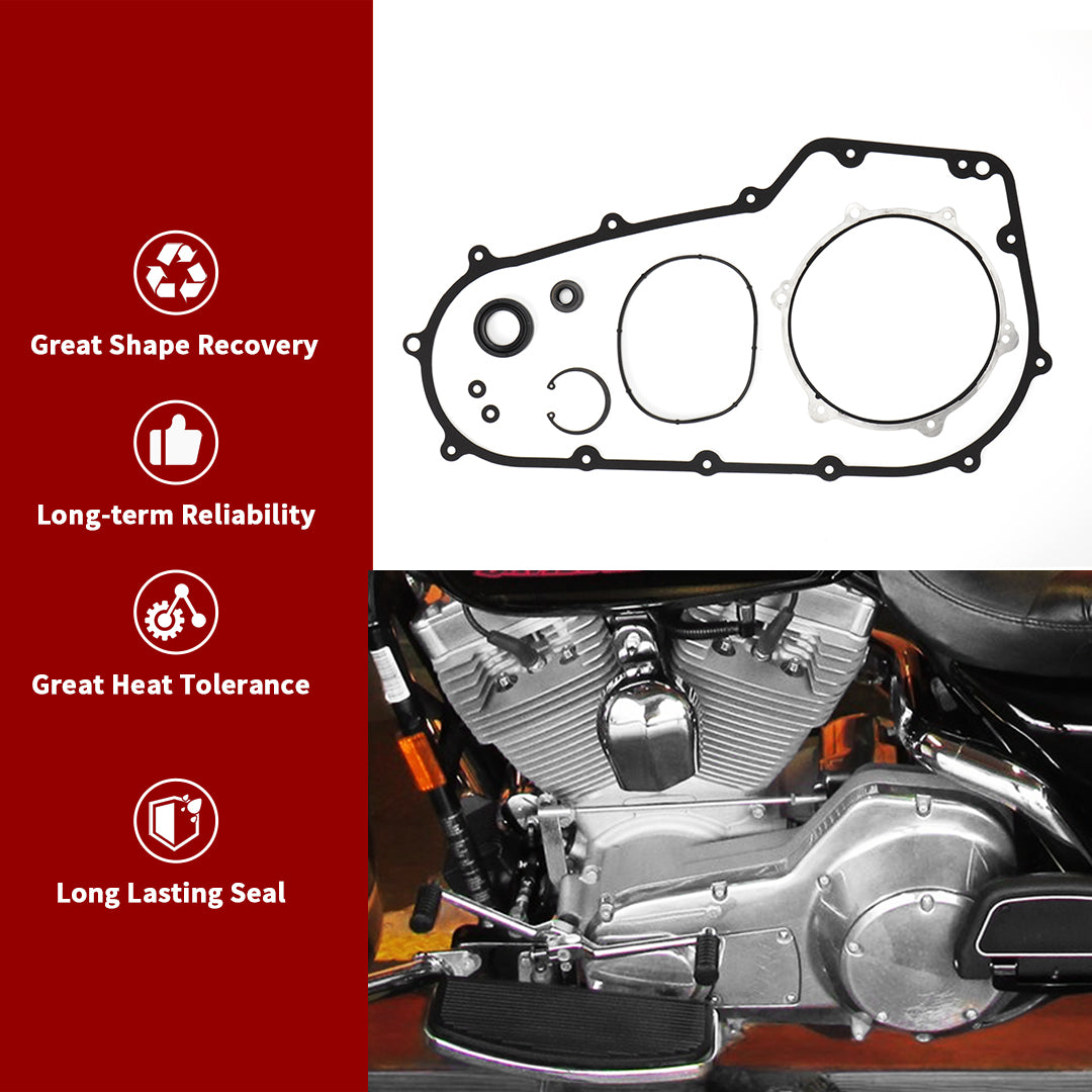 Primary Cover Gasket Kits for 2006-2017 Harley Softail/Dyna