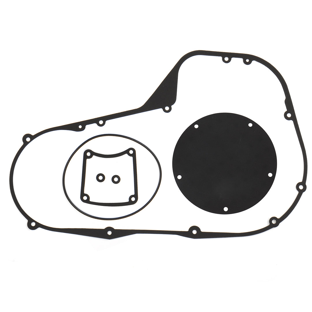 Twin Cam Touring Primary Cover Gasket Clutch Inspection Seal Set for 1999-2006 Harley Touring
