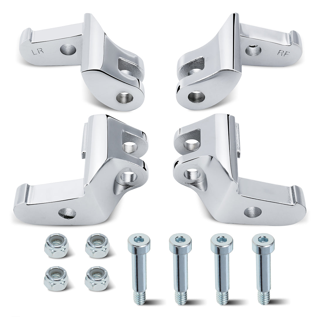 Driver Floorboard Relocation Brackets for 2014-2023 Harley Touring