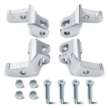 Driver Floorboard Relocation Brackets for 2014-2023 Harley Touring
