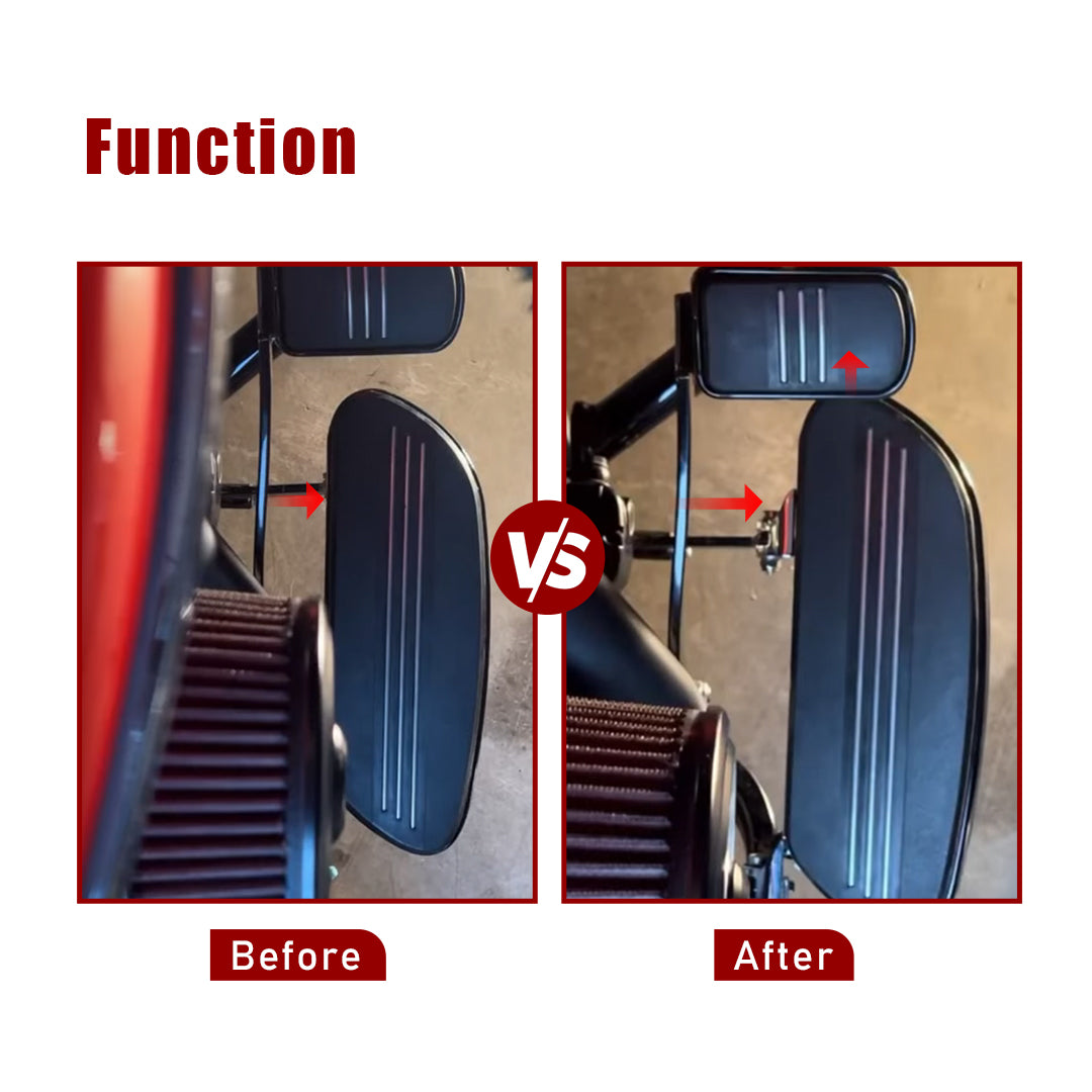 Driver Floorboard Relocation Brackets for 2014-2023 Harley Touring