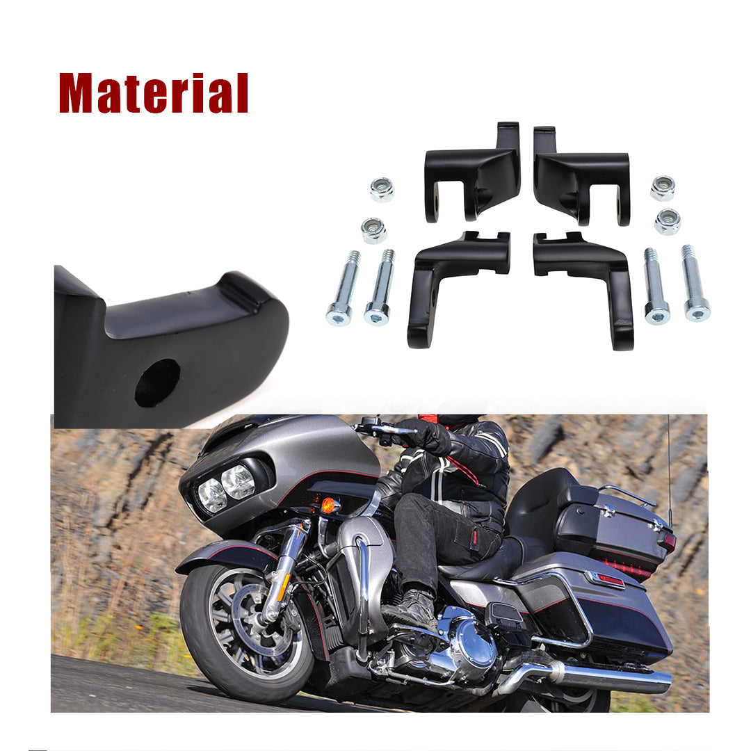 Driver Floorboard Relocation Brackets for 2014-2023 Harley Touring