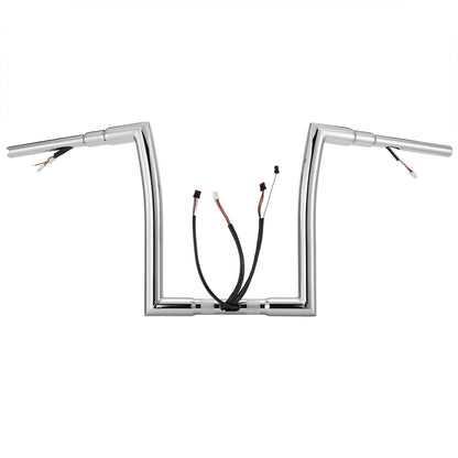 12"/14"/16" Prewired 1.5" Handlebars for 2016-2023 Harley Rode Glide