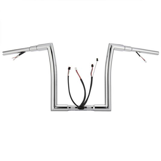 12"/14"/16" Prewired 1.5" Handlebars for 2016-2023 Harley Rode Glide