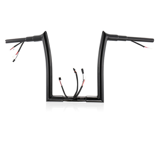 12"/14"/16" Prewired 1.5" Fat Ape Hanger Handlebars for 2016-2023 Harley Touring