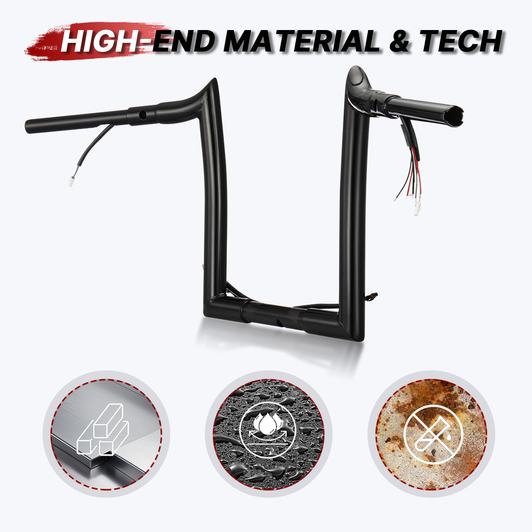 Pre-wired Handlebars for Harley 2016-2023 Touring Road Glide