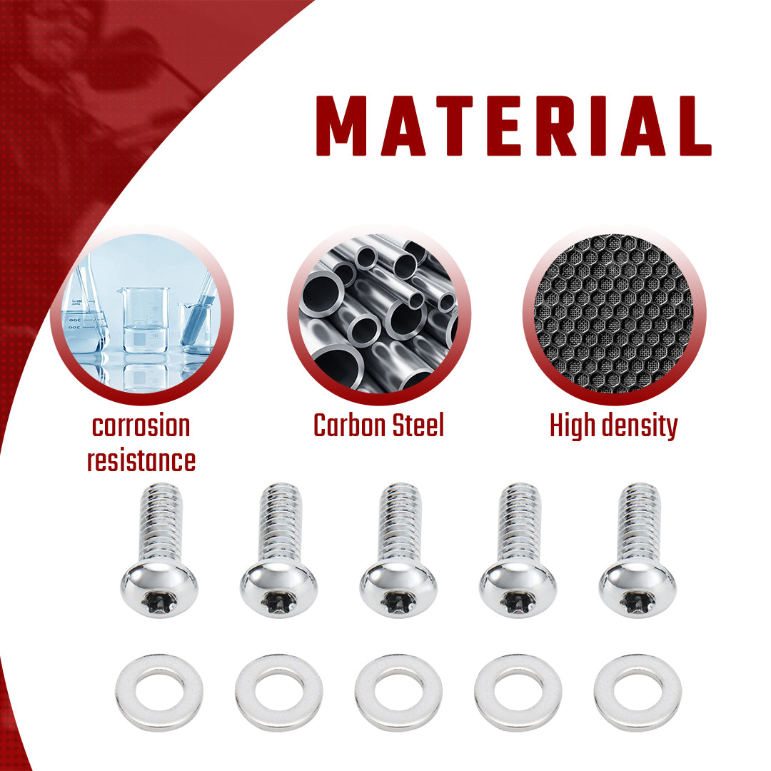 Derby Cover Hardware Bolt Kit for 2008-Later Touring and Trike & 2006-2017 Dyna, 2008-2018 Softail (Except Sport Glide) Models