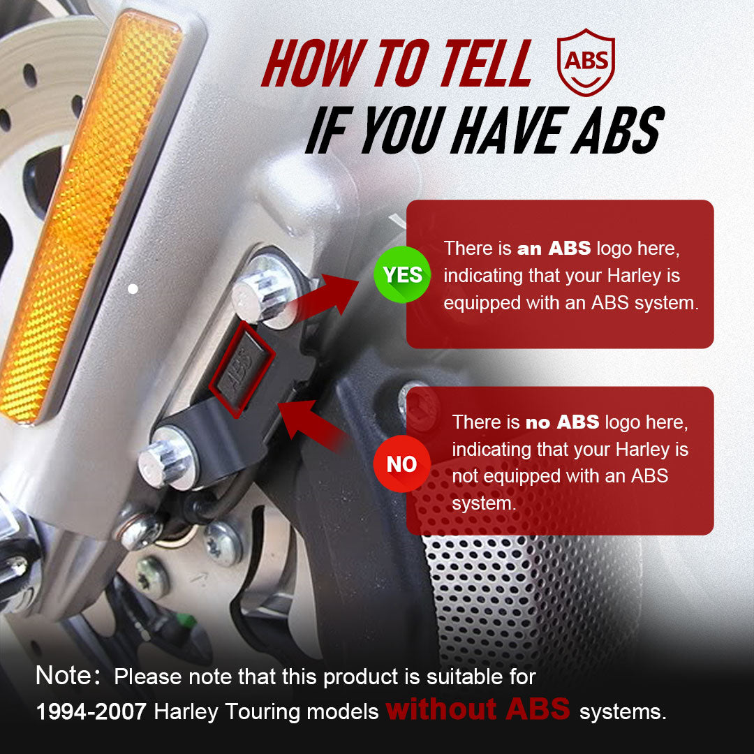 12"/14"/16" Ape hanger Extension Brake Line for 1994-2007 Harley Touring without ABS