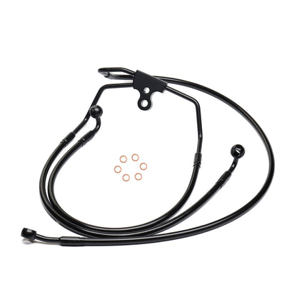 12"/14"/16" Ape hanger Extension Brake Line for 1994-2007 Harley Touring without ABS