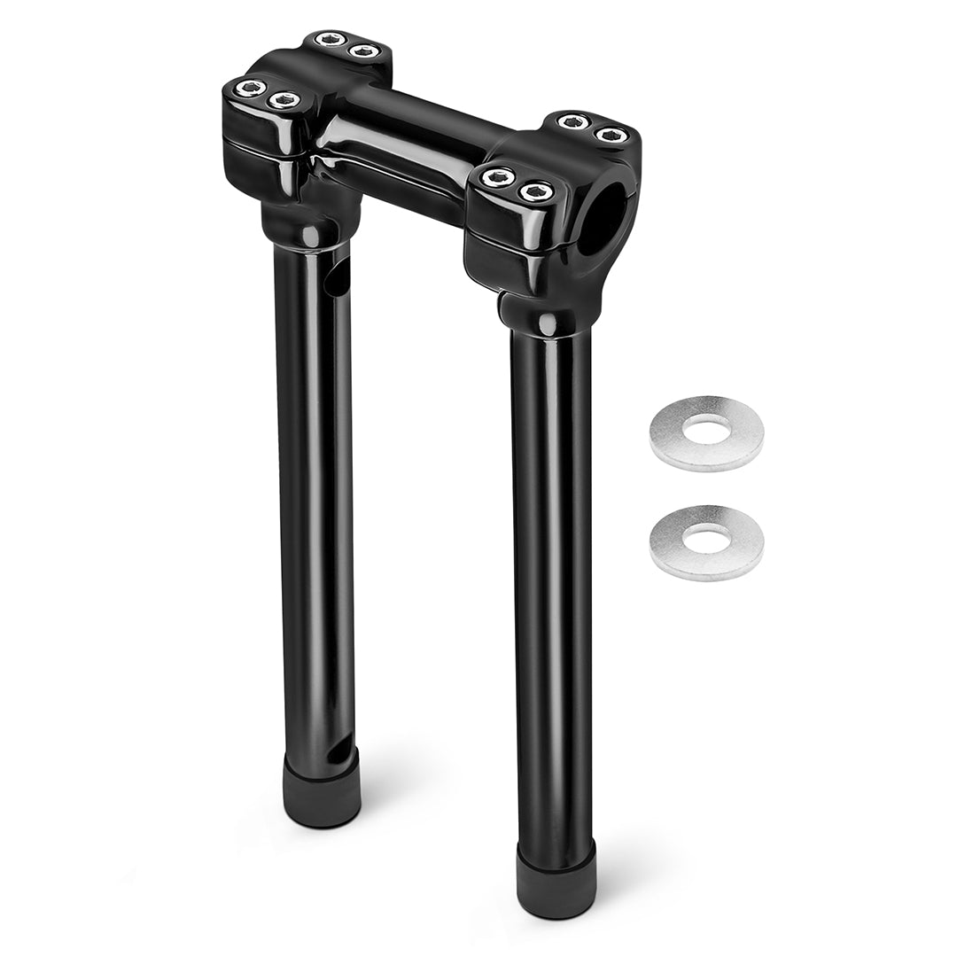 12/14 inch Rise One-Piece Handlebar Riser Top Clamp Kit for Harley Dyna/Softail/Sportster