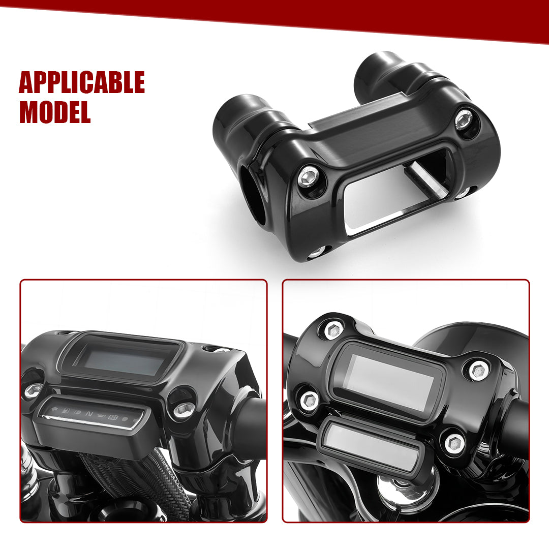 1.25" Pull Back Handlebar Risers for 2018-later Harley Softail