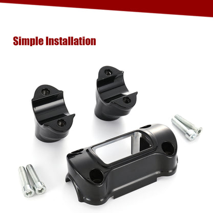 1.25" Pull Back Handlebar Risers for 2018-later Harley Softail