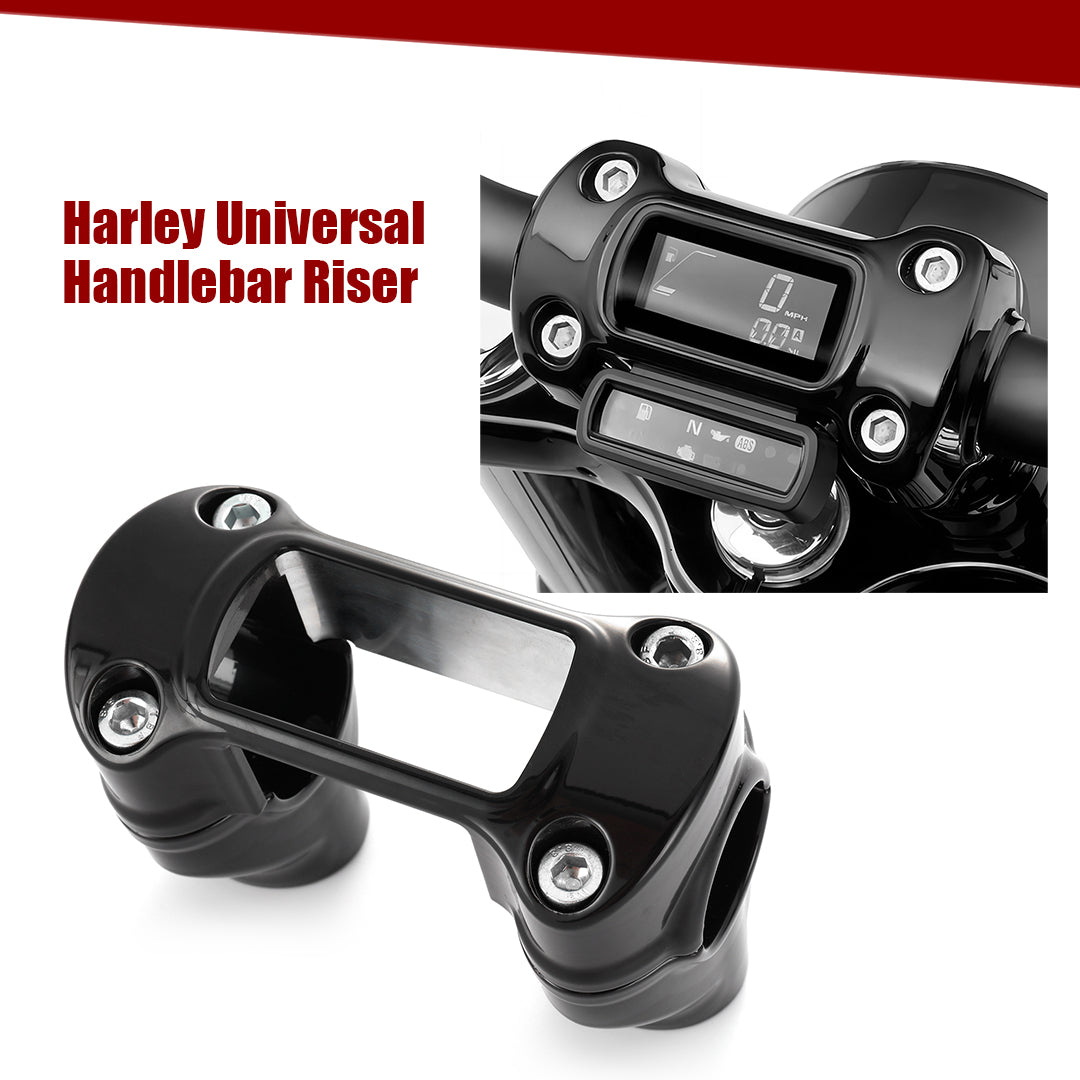 1.25" Pull Back Handlebar Risers for 2018-later Harley Softail