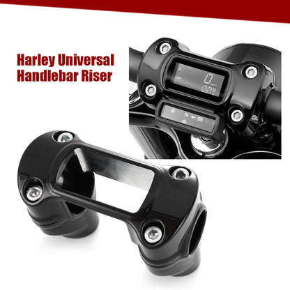 1.25" Pull Back Handlebar Risers for 2018-later Harley Softail