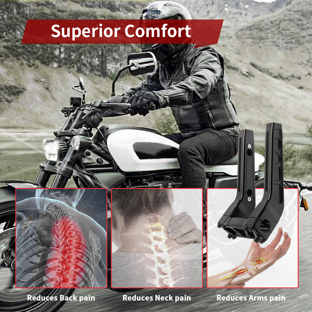2/8/12 Inch Cafe Racer Handlebar Riser for Harley Dyna/Softail/Sportster