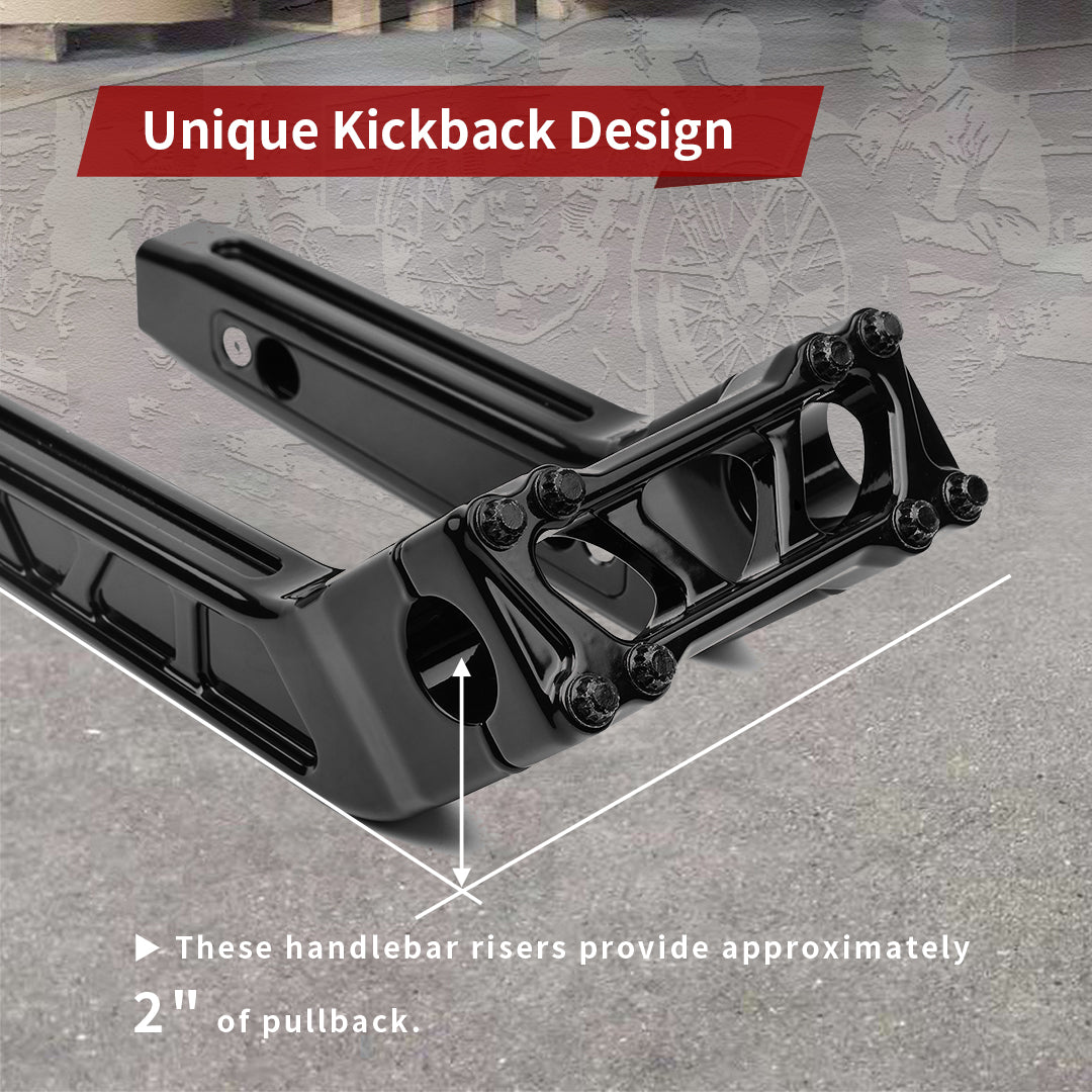 2/8/12 Inch Cafe Racer Handlebar Riser for Harley Dyna/Softail/Sportster