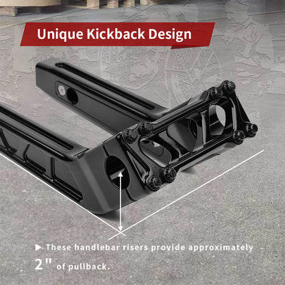 2/8/12 Inch Cafe Racer Handlebar Riser for Harley Dyna/Softail/Sportster