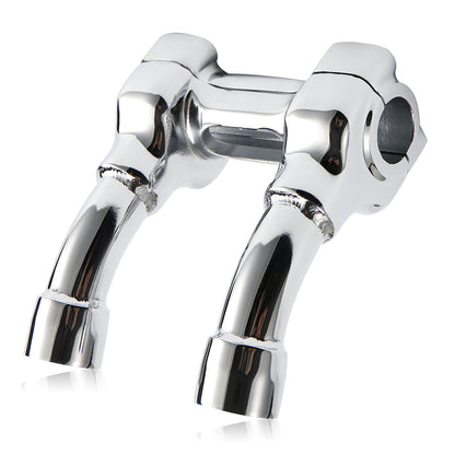 4" Handlebar Risers 1" Murdock Pullback Risers for Harley