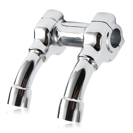 4" Handlebar Risers 1" Murdock Pullback Risers for Harley