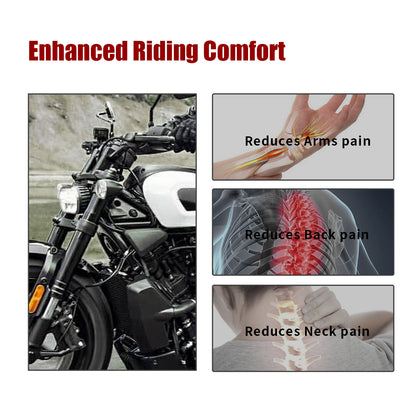 4" Handlebar Risers 1" Murdock Pullback Risers for Harley