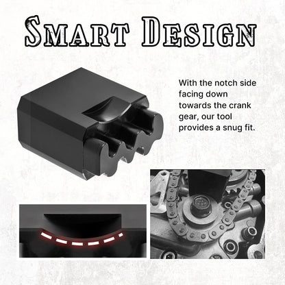 Cam Crank Shaft Locking Tool for 2007-Later Harley MILWAUKEE 8/Twin Cam