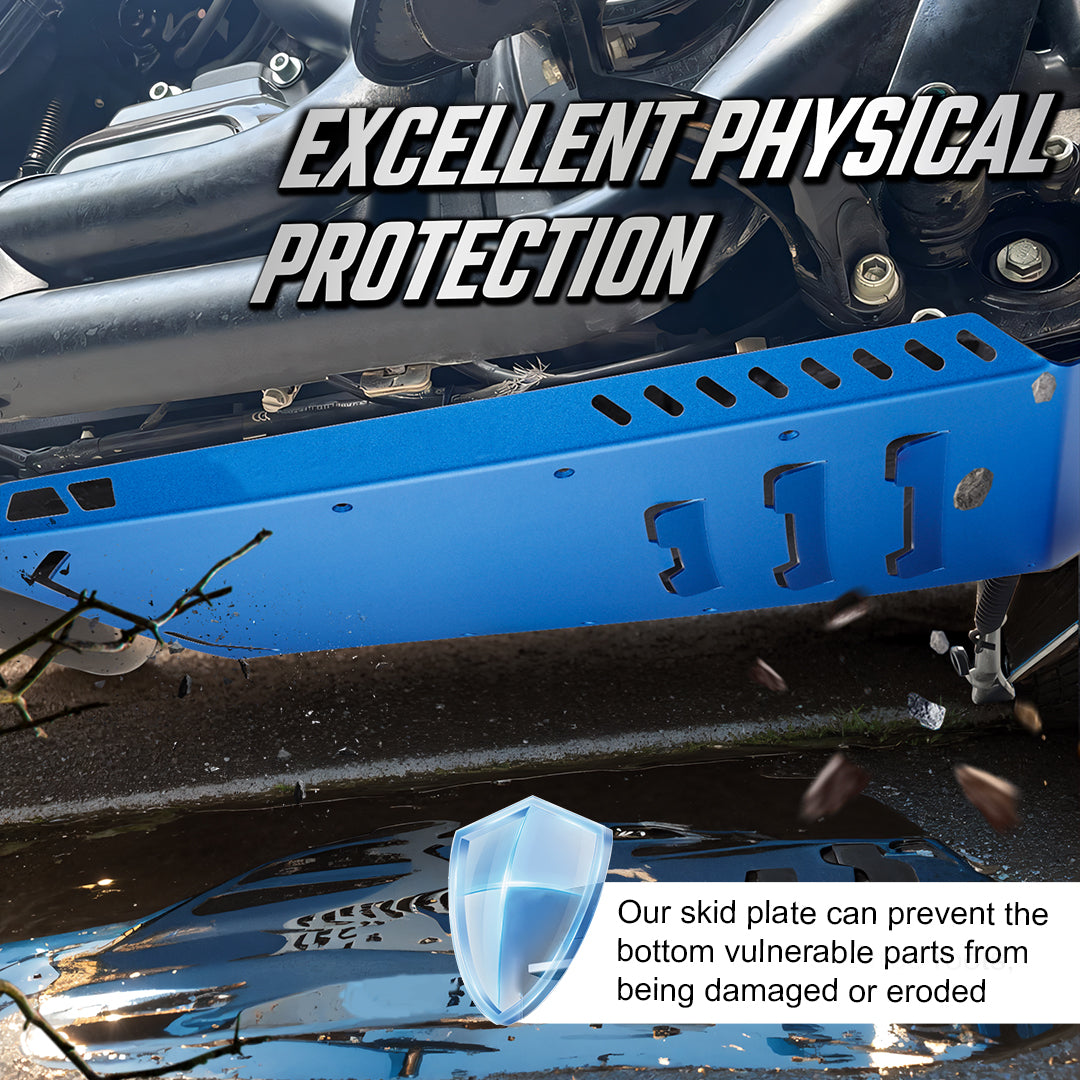 Aluminium Skid Plate Lower Engine Chassis Protection Guard for 2014-2023 Harley Touring