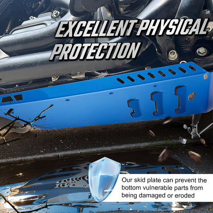Aluminium Skid Plate Lower Engine Chassis Protection Guard for 2014-2023 Harley Touring
