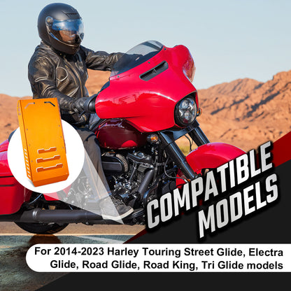 Aluminium Skid Plate Lower Engine Chassis Protection Guard for 2014-2023 Harley Touring