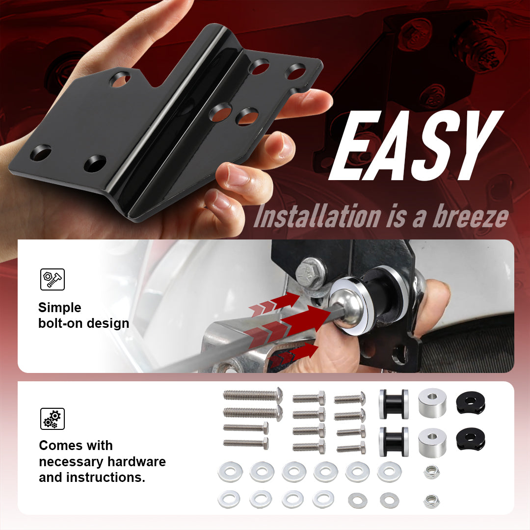 Front Docking Hardware Kit for 1997-2008 Harley Touring