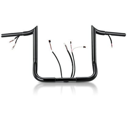 12"/14"/16" Prewired Meathook 1.25" Handlebars for 2016-2023 Harley Touring