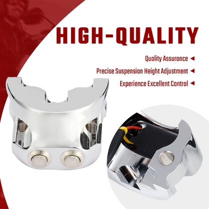 1" Handlebar Switch Motorcycle Air Ride Suspension Control Kit for Harley Dyna/V-Rod/Touring/Sportster with AERO, AERO-A