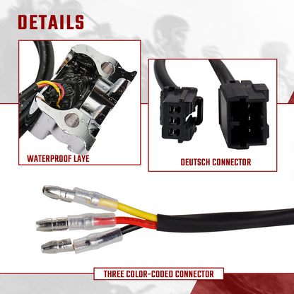 1" Handlebar Switch Motorcycle Air Ride Suspension Control Kit for Harley Dyna/V-Rod/Touring/Sportster with AERO, AERO-A