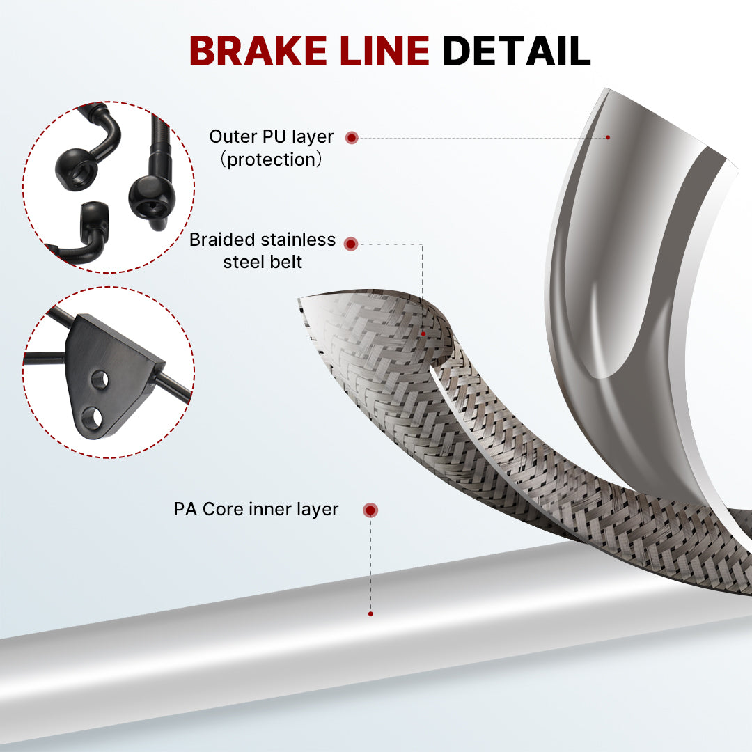 12"/14"/16" Cables Kits for 2008-2013 Harley Touring