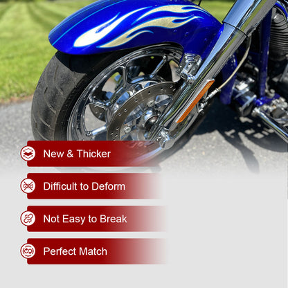 12"/14"/16" Ape Hangers Extended Front Brake Line for 1996-2006 Harley Dyna