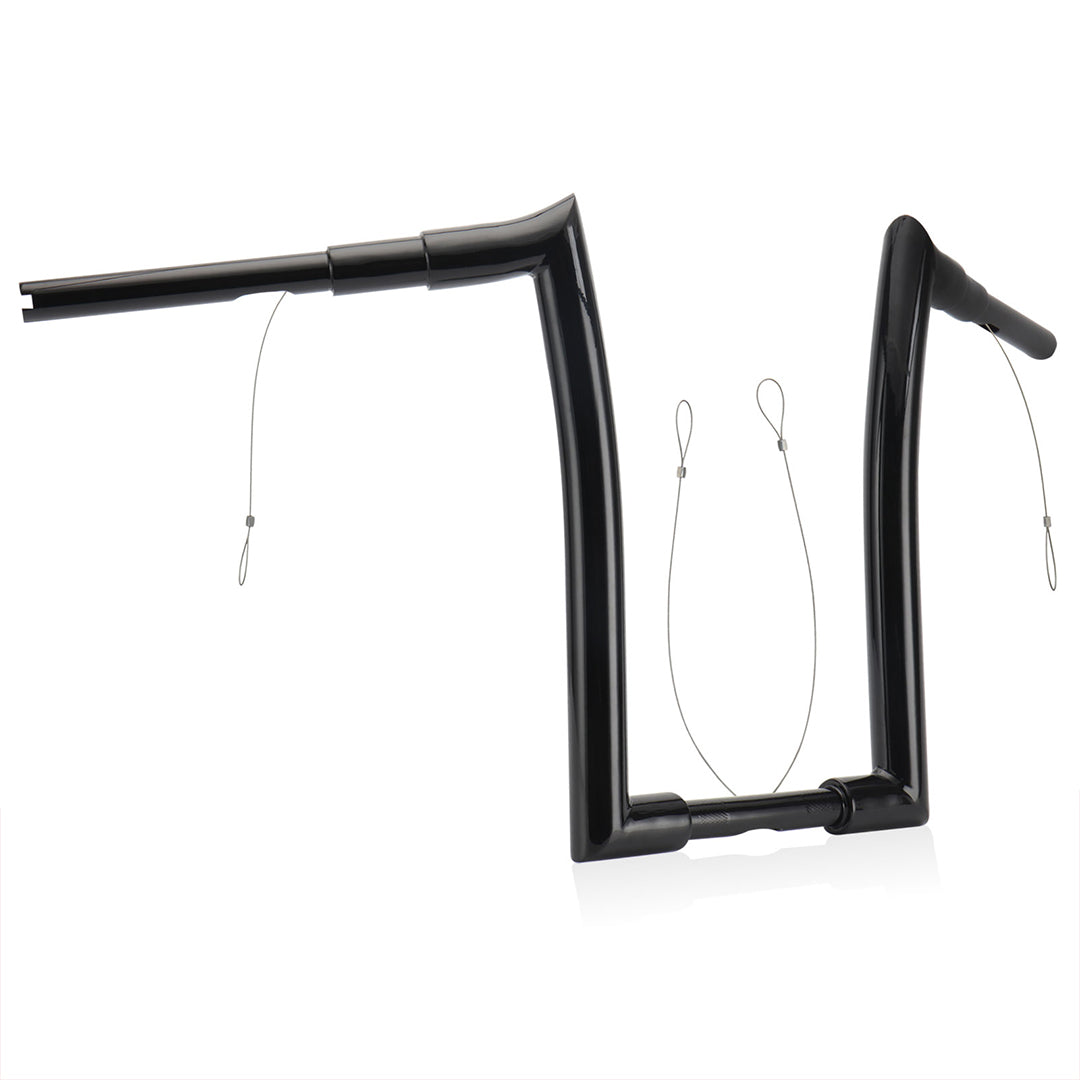 12/14/16 inch Rise Handlebars for 1995-Later Harley Touring/Softail/Dyna