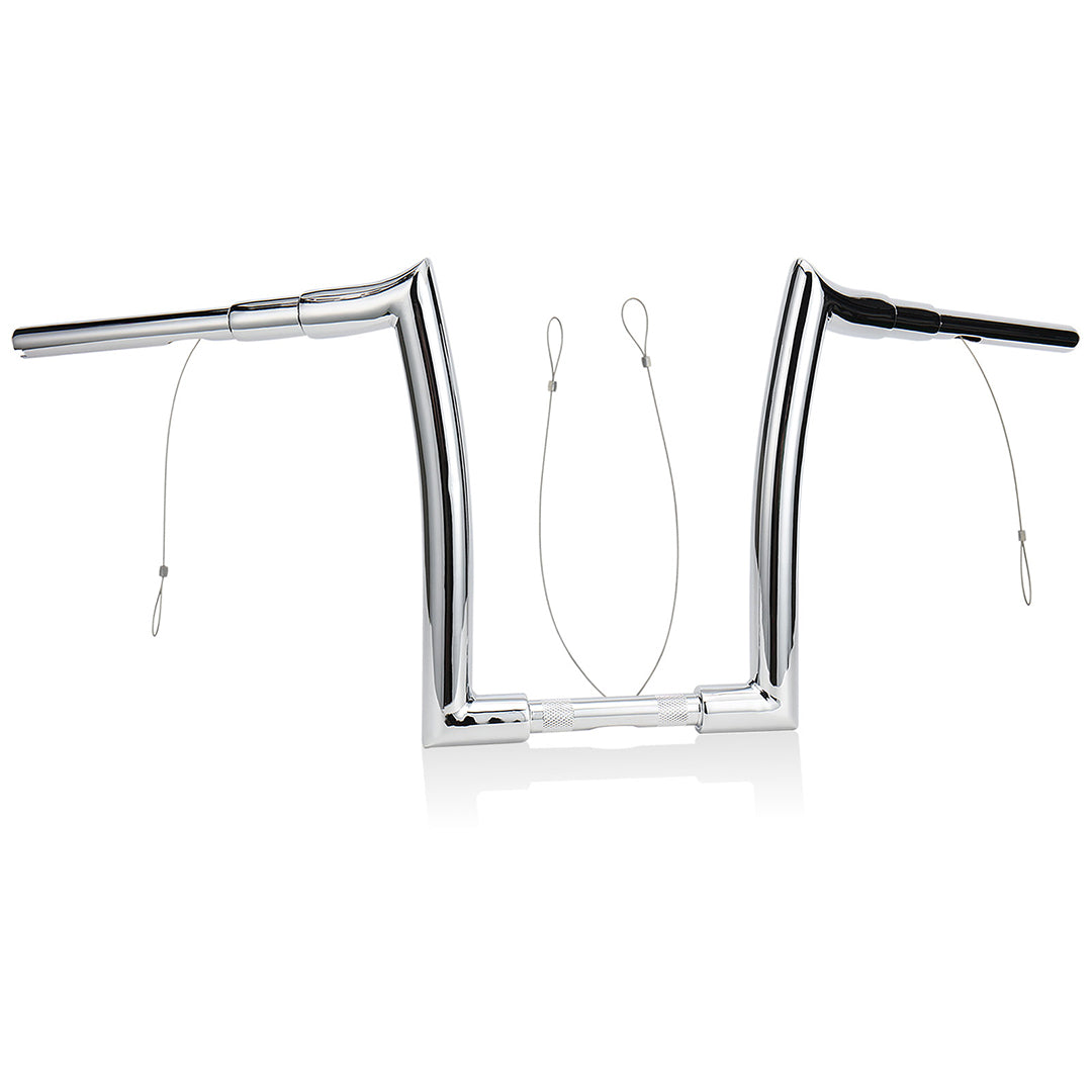 12/14/16 inch Rise Handlebars for 1995-Later Harley Touring/Softail/Dyna