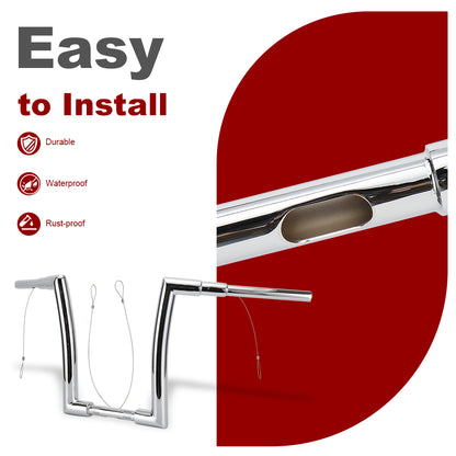 12"/14"/16"/18" Handlebars for 1996-2017 Harley Touring/Dyna/Softail