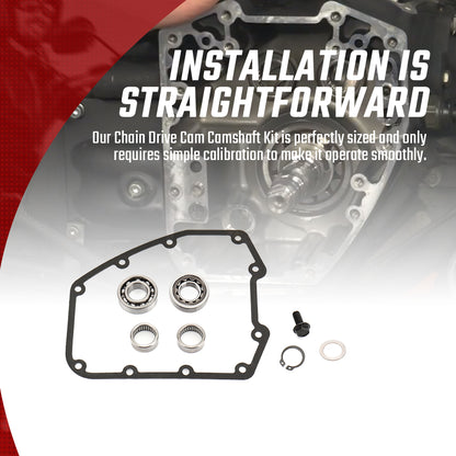 Chain Drive Twin Camshaft Installation Kit for Harley Dyna Softail Touring 1999-2006